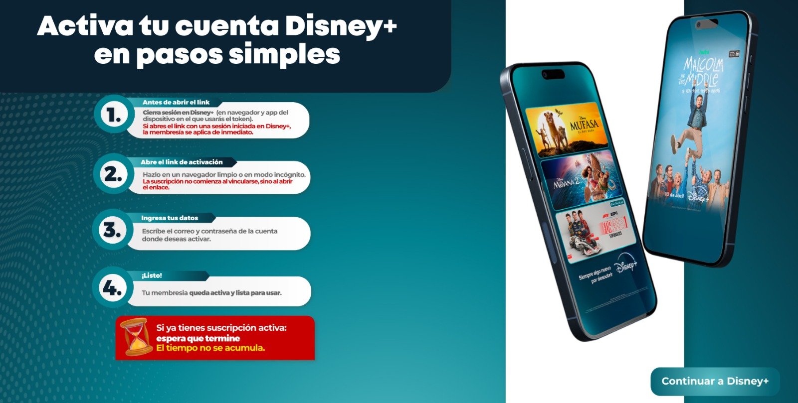 LINK DISNEY PREMIUM  1 MES